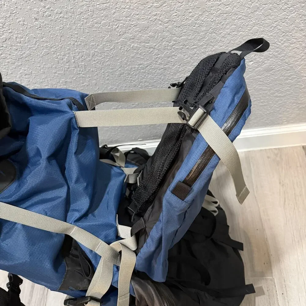 Galyan's Mountain Guide 90 Backpack Blue One Size Hiking Pack Trail Camping